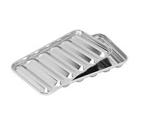 TOPINCN Stampo per Salsicce, Stampo per Salsicce in Acciaio Inossidabile 304 Stampo per Hot Dog Integratore Alimentare per Bambini Stampo per Salsicce di Carne