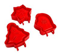 TOPINCN Stampo per Torte Mini, Set da 3 Pezzi in Plastica PP, Albero,