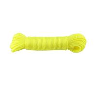 TOPINCN Stendibiancheria da viaggioLinee di Corda in Nylon Corda stendibiancheria per Esterno Linea di Ricambio per Vestiti da Giardino Patio Vestiti da Campeggio Asciugatura 20m(Yellow)