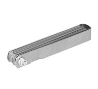 TOPINCN Strumento per la Misurazione dello Spazio in Acciaio con di Incisione con Spessimetro 0,04-0,8 Mm, Materiale in Acciaio Legato a Molla Durevole, Adatto per gli Utenti Alle Prime Armi