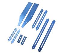 TOPINCN Strumento per Modelli di Pedate per Scale Calibro di Misurazione Durevole in Lega di Alluminio per Progetti di Layout Accurati, per la Decorazione di Scale Domestiche, 1 Valigetta per