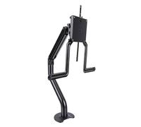 TOPINCN Supporto da Tavolo per Braccio Display, Braccio Meccanico Universale Regolabile in Acciaio PP con Rotazione di 360 Gradi, per Schermo LCD per Computer da Ufficio con Display