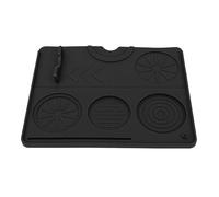 TOPINCN Tappetino Antimanomissione per caffè Tappetino Antimanomissione per caffè in Silicone per Antiscivolo per Uso Alimentare con 4 Scanalature per il Distributore