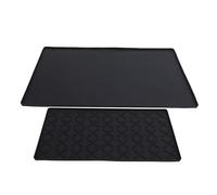 TOPINCN Tappetino da caffè in Silicone Tappetino per Macchina da caffè da Bar Resistente Al Calore Impermeabile Antiscivolo con Bordo Rialzato per Macchina da Ufficio Cafe