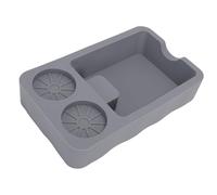 TOPINCN Tappetino per caffè in Silicone Battitore per caffè Accessori per Baristi con Base Antiscivolo per Portafiltro per e Portautensili (GREY)