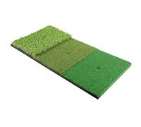 TOPINCN Tappetino per Erba da Allenamento per Swing da 3 in 1 per Principianti, Swing, Scheggiatura e Putt - Adatto per Uso Interno Ed Esterno - Robusto e Durevole - Attrezzatura da Allenamento per il