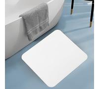 TOPINCN Tappeto da Bagno, Tappetino da Bagno Super Assorbente in Terra Diatomacea, Asciugatura Rapida, Tappeto da Pavimento Antiscivolo, Tappetini da Bagno Multiuso (Bianco)