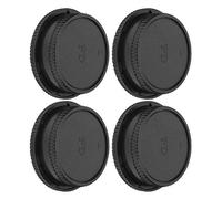 TOPINCN Tappo Anteriore Resistente per Fotocamera + Copri Copriobiettivo Posteriore, Set da 4 Paia per Corpo Obiettivo con Attacco FD