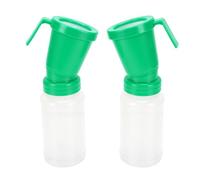 TOPINCN Tazza per Immersione per Tettarelle Antiriflusso, 2 Pezzi, Struttura in Plastica Resistente, Design Antigoccia, capacità 300 Ml per Mucca Capra, Tazza Disinfettante per (Green)