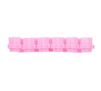 TOPINCN Tazze per Inchiostro per Tatuaggi in Plastica 200 Pezzi, Design a Nido D'ape, Supporto Efficiente per Pigmenti per Studi di Tatuaggi e Uso Personale (Rosa 135x8x2 cm/53,15x3,15x0,79 pollici)