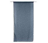 TOPINCN Tenda di Tulle, Pannelli di Drappo per Finestre, Tenda per Porta Cortina per la Camera da Letto, Caffetteria, Tende per Vile per Finestra Drappeggi Decorativi (blu navy)