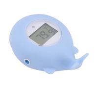 TOPINCN Termometro Giocattolo da Bagno Galleggiante per Balene Allarme Silenzioso Display LCD per il Bagno Sicuro dei Neonati 60x30mm 1 Pezzo