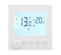 TOPINCN Termostato Digitale Display LCD Termoregolatore Temporizzato per Riscaldamento, Design Compatto, Installazione Semplice, Ampi Usi per Hotel, Ville, Supermercati (Tipo normale)