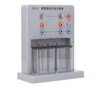 TOPINCN Tester di conduttività per Micro Soluzioni Indicatore LED Rilevamento Efficiente della Soluzione di Elettrodi per L'insegnamento della Chimica Materiale in PVC 1 unità