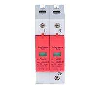 TOPINCN Thunder Tele Protector Scaricatore di Bassa Tensione con Protezione Rapida Contro i Tuoni per la Sicurezza Domestica, Involucro Ignifugo, Adatto per Uso Interno (2P80KA)