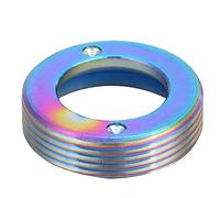 TOPINCN Tistero in Lega Lavorare Il Kit di Viti Dell'asse BB BB Bolzen con Tappo della Polvere, M8*15 Mm per Il Conducente della Mountain Bike (Blue)