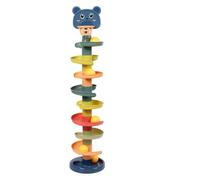 TOPINCN Torre a Rotazione a Palla Colorata per Bambini, Torre di Sfera Easytouse per Coltivare la Concentrazione del Bambino, Materiale Plastico (9 Strati con 9 campi da Golf Una Dimensione)