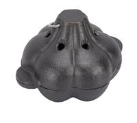 TOPINCN Tostiera per Aglio in Ghisa, Struttura Robusta con Coperchio e Sollevatore per Arrostire Aglio, Cuocere Patate, Affumicare Carne nel Forno, Griglia, Fuoco da Campo