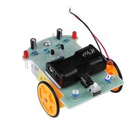 TOPINCN Tracking Robot Car Smart Car Kit accessori fai da te Set di componenti elettronici per bambini Concorso Educazione elettronica fai-da-te