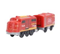 TOPINCN Treni D'Azione, Treni Motorizzati Giocattolo, Motore con Luci Sonore per Bambini Ragazzi Ragazze, Giocattolo Educativo per La Coordinazione Occhio-Mano (Treno elettrico dei vigili del fuoco)