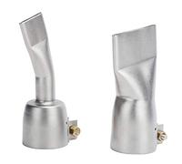 TOPINCN Ugello per Cannoni per Saldatura in Acciaio Inossidabile da 2 Pcs Set di Ugelli da 20 Mm Ugello per Pistola Ad Aria Calda in Acciaio Caldo 20 Mm Piccolo 40 Mm Large Punta per
