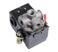 TOPINCN Valvola Pressostatica per Compressore D'aria 120PSI con Leva ON/OFF per Compressori Miniativi a Risparmio Energetico 1 unità