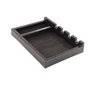 TOPINCN Vassoio Barbiere Antiscivolo Forte Assorbimento per Salone di Bellezza per Capelli, Organizzatore Multifunzionale di Ampia Area per Spazzole a Forbice - Materiale ABS