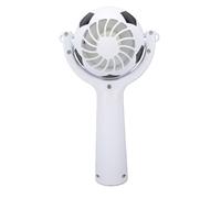 TOPINCN Ventilatore Portatile da Calcio Ventilatore Portatile Silenzioso USB Ricaricabile a 3 velocità Batteria da 1200 MAh a Lunga Durata con Design Compatto e Leggero per Viaggi (WHITE)