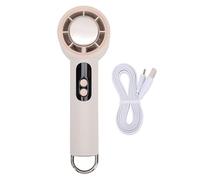 TOPINCN Ventilatore Portatile per il Raffreddamento di Semiconduttori, 100 velocità con Indicatore LED di Batteria e Moschettone, Mini Ventilatore Personale per Viaggi, Ufficio e