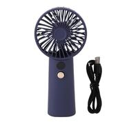 TOPINCN Ventilatore Portatile Portatile, Ventilatore Personale con 5 Pale e Manopola di Controllo della velocità, Autonomia di Lunga Durata di 28 Ore per Viaggi, Sport All'aria Aperta (BLUE)
