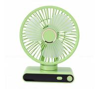 TOPINCN Ventilatore Portatile Ventilatore da Tavolo per Montaggio a Parete Display Digitale a 5 velocità Luce Notturna Batteria da 2000 MAh per Ufficio Domestico All'aperto