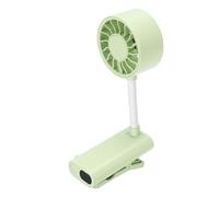 TOPINCN Ventola a Clip Portatile, Schermo di Visualizzazione Digitale (GREEN)