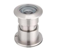 TOPINCN Viewer Porta Angolare Largo 28 Mm, Portale di Visualizzazione delle Porte, Mirino Ad Ingresso Anteriore, Lente di Osservazione di Ingresso con Copertura per la Privacy Pesante (Spazzolato)