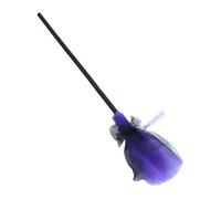 TOPINCN Violet Flying Bewingstick, Accessorio in Costume in Plastica, Ornamento per i Cosplay di Incantatrice, Proposta di Scopa di Stregone con Manico Staccabile per le Feste di