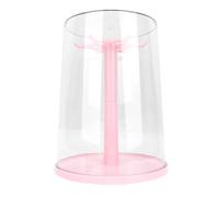 TOPINCN Visualizzazione delle Bambole, Scatola di Stoccaggio dei Giocattoli a Rotante Figure Trasparenti Scatola di Archiviazione Protettiva delle Bambole per la Raccolta di Bambole, (PINK)