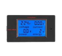 TOPINCN Voltmetro Amperometro LCD con Funzione di Allarme di Sovraccarico Voltmetro CA 100 A per L'efficienza Energetica