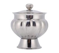 TOPINCN Zuccheriera a Cubetti, Contenitore da 400 Ml in Acciaio Inox 304 con Coperchio per, Ideale per Conservare Snack, tè, caffè e Frutta secca. Elegante Complemento d'ar