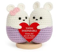 Topini inseparabili fatti a mano, Idea Regalo Romantico per la Coppia regalo San Valentino per lui e lei Compleanno Matrimonio Anniversario di Nozze Fidanzati Sorpresa d’Amore (Topini inseparabili)