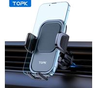 TOPK Porta Cellulare Per Auto, Supporto Per Telefono A Ventola Girevole A 360 Gradi, Supporto Universale Per Telefono A Ventola Per Auto, Gancio A Spirale Aggiornato Per La Navigazione Tagli UnicaABS