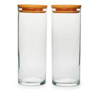 Topkapi Barattolo, Bicchiere Sodalim con Coperchio in plastica Senza BPA, Höhe ~23,4 cm, Volumen ~1,23 Liter (1230 ml)