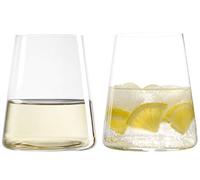 Topkapi Bicchiere da whisky "Greenrock 38" per whisky, drinks, in cristallo a forma di piramide, altezza ~ 10 cm, V ~ 380 ml, 2 pezzi, trasparente
