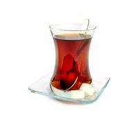 Topkapi - Servizio da tè Turco Filiz-Sultan, 18 Pezzi, 6 Bicchieri da tè, 6 sottobicchieri, 6 cucchiaini