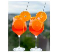 Topkapi Terrazza Bicchieri Aperol Spritz, Cristallo Senza Piombo, 62,5 cl