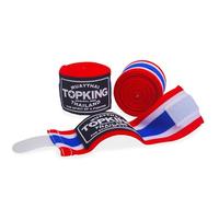TopKing Muay Thai - Fascia per mani con bandiera tailandese