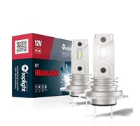 LAMPADINE H7 H18 A LED LUCE BIANCA AUTO LAMPADE TOPLIGHT 7000 lux 12V NO ERRORI