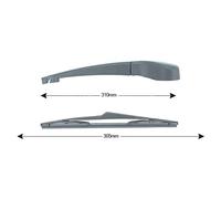 TopLight BRACCIO E SPAZZOLA TERGILUNOTTO 305mm