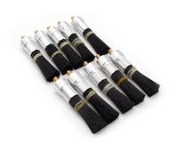 Toplionace 10 Confezioni di Spazzole per Olio Tonde Lubrificanti Spazzola per Lubrificazione Catena Guida in Nylon Oliatore Scala Mobile Spazzola per Lubrificazione Automatica Filettatura M8/M10 (M8)