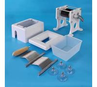 Toplionace Affettatrice Manuale per Carne - Macchina Compatta da Tavolo per Tagliare la Carne a Fette e Strisce (1,5mm)