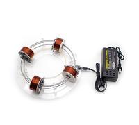 Toplionace Ciclotrone Elettromagnetico Fai da Te a Quattro Bobine Acceleratore Circolare Attrezzatura per Esperimenti Scientifici Modello di Sussidi Didattici per la Fisica
