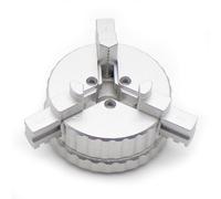 Toplionace Mandrino a Morsa a Tre Griffe in Alluminio ad Alta Precisione - Mini Morsetto da Banco Industriale per Foratura, Riparazione di Orologi e Modellismo da 1 a 30mm